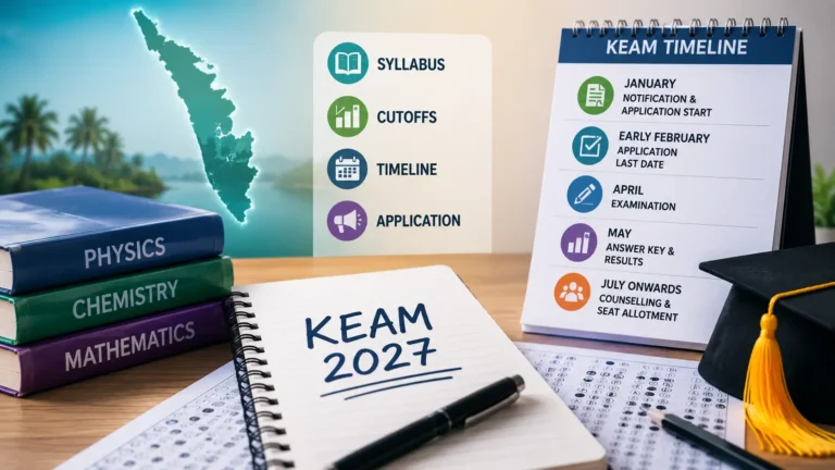 Decoding KEAM: A Kerala-Specific Guide to Syllabus, Cutoffs & Application Timeline