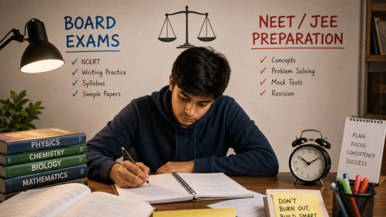 How to Balance Board Exams and NEET/JEE Prep Without Burning Out?